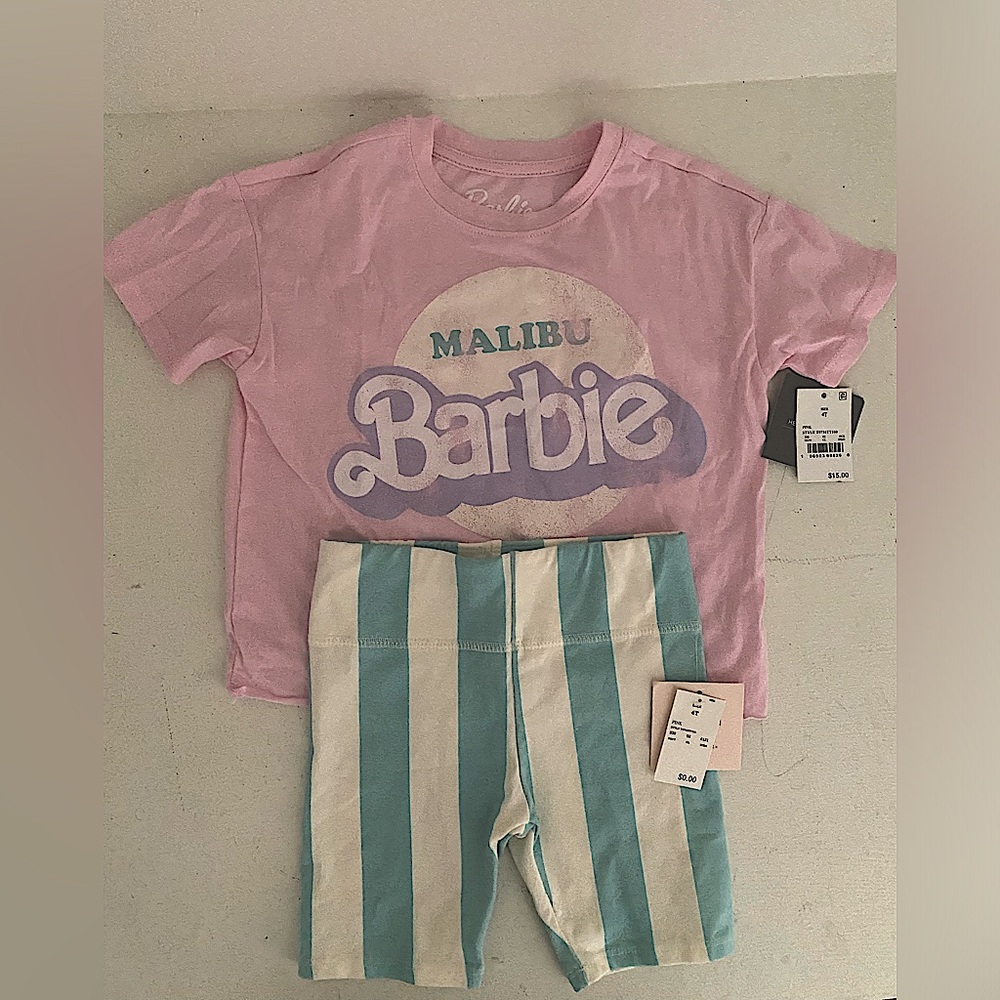 Barbie 2 piece set New with Tags